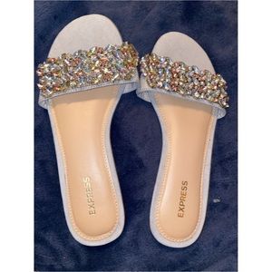 EXPRESS Embellished sandals